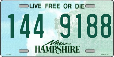 NH license plate 1449188