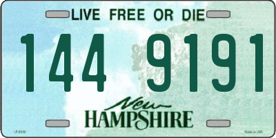 NH license plate 1449191