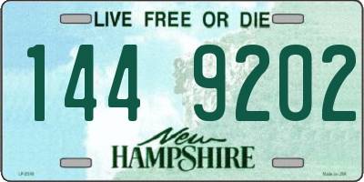 NH license plate 1449202