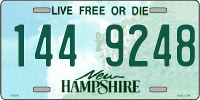 NH license plate 1449248