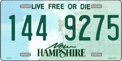 NH license plate 1449275