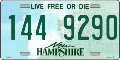 NH license plate 1449290