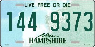 NH license plate 1449373