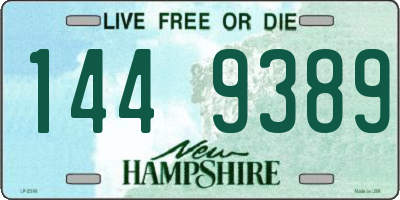 NH license plate 1449389