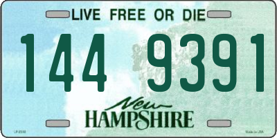 NH license plate 1449391