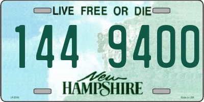 NH license plate 1449400