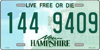 NH license plate 1449409