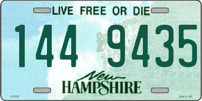 NH license plate 1449435