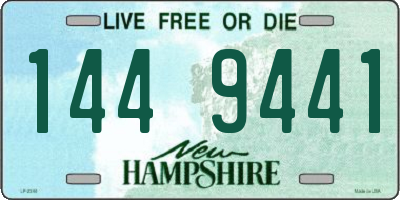NH license plate 1449441