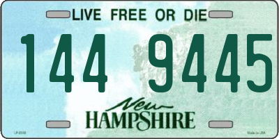 NH license plate 1449445