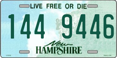 NH license plate 1449446