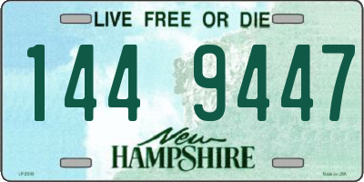 NH license plate 1449447