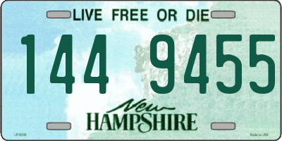 NH license plate 1449455