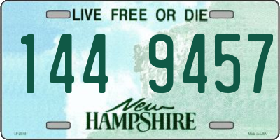 NH license plate 1449457