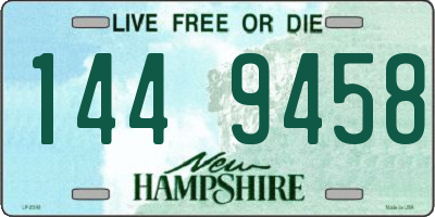 NH license plate 1449458