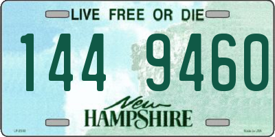 NH license plate 1449460