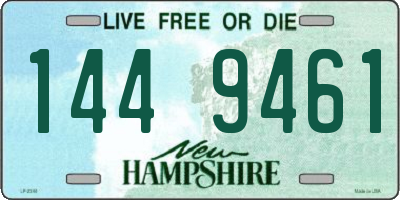 NH license plate 1449461