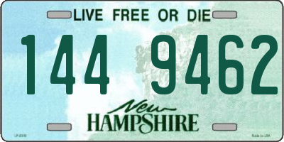 NH license plate 1449462