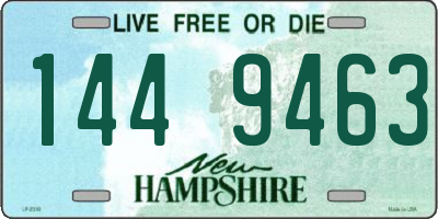 NH license plate 1449463