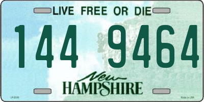 NH license plate 1449464