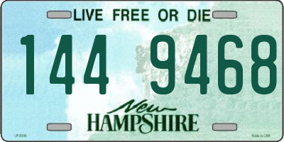 NH license plate 1449468