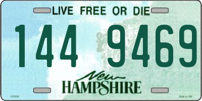 NH license plate 1449469