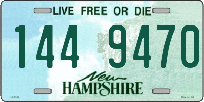NH license plate 1449470