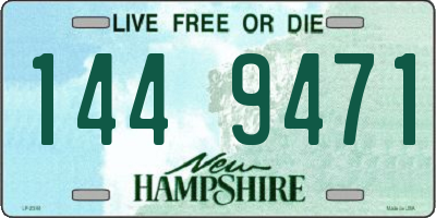 NH license plate 1449471