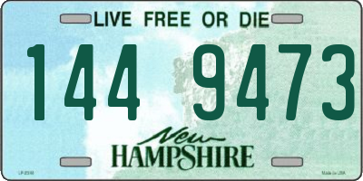 NH license plate 1449473