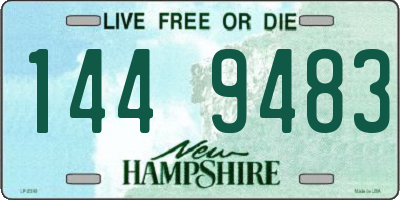 NH license plate 1449483