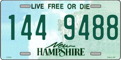 NH license plate 1449488
