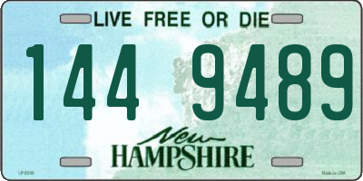 NH license plate 1449489