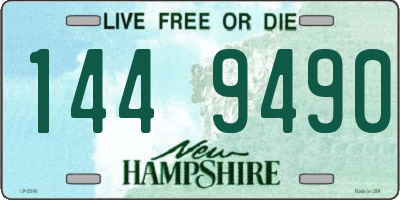 NH license plate 1449490