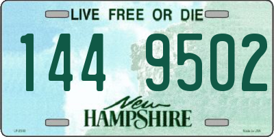 NH license plate 1449502