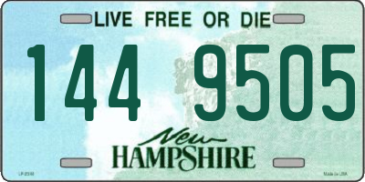 NH license plate 1449505