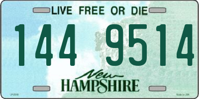 NH license plate 1449514