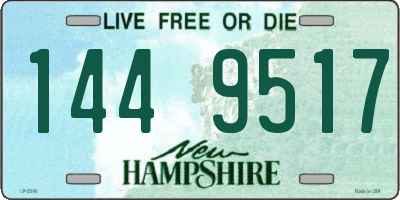 NH license plate 1449517