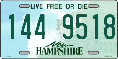 NH license plate 1449518