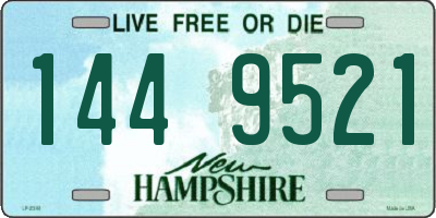 NH license plate 1449521