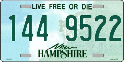 NH license plate 1449522