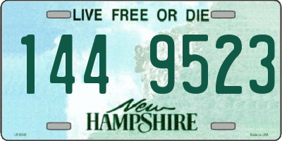 NH license plate 1449523