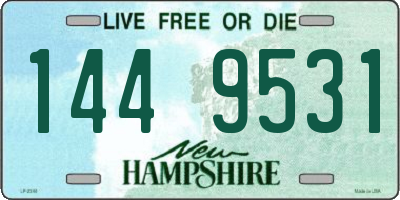 NH license plate 1449531