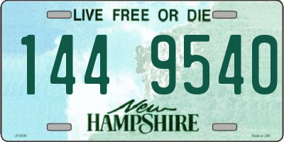NH license plate 1449540