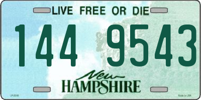 NH license plate 1449543