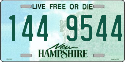 NH license plate 1449544