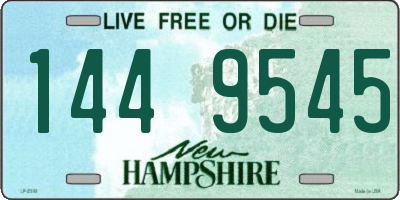 NH license plate 1449545