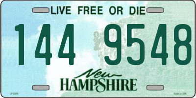 NH license plate 1449548