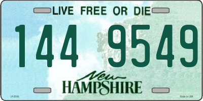 NH license plate 1449549