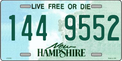 NH license plate 1449552