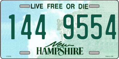 NH license plate 1449554